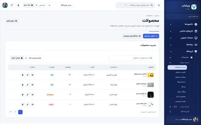 محصولات